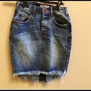 NWOT high waisted one teaspoon skirt